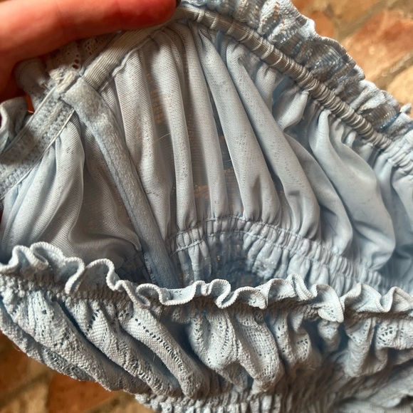 Light Blue Free People Halter Top - Picture 5 of 5